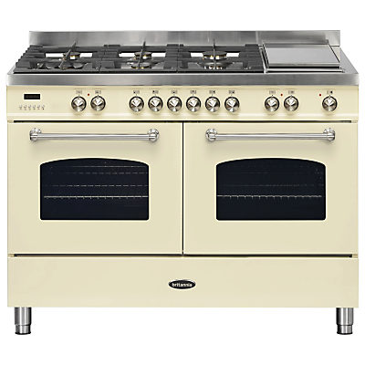 Britannia RC-12TG-FL Fleet Dual Fuel Range Cooker Cream
